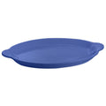 Blue Speckle Cast Aluminum Oval Shell Platter E13124