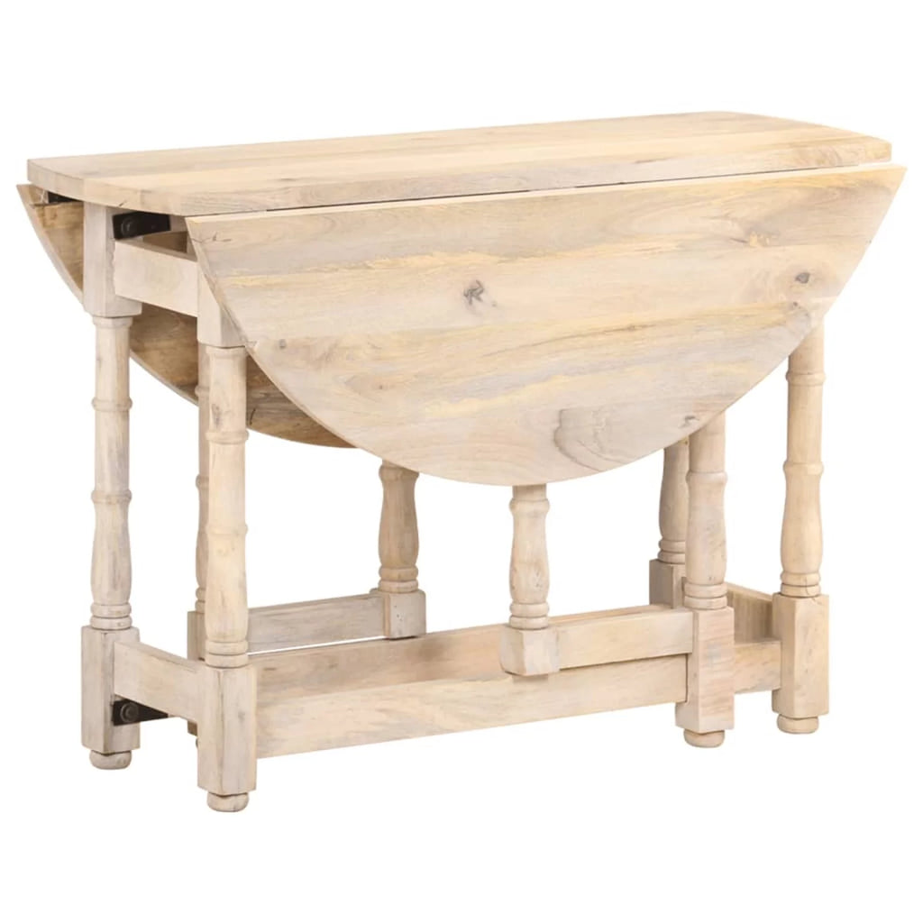 Round Solid Mango Wood Dining Table A3340