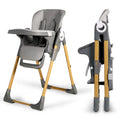 Foldable High Chair with Detachable Double Trays X493843