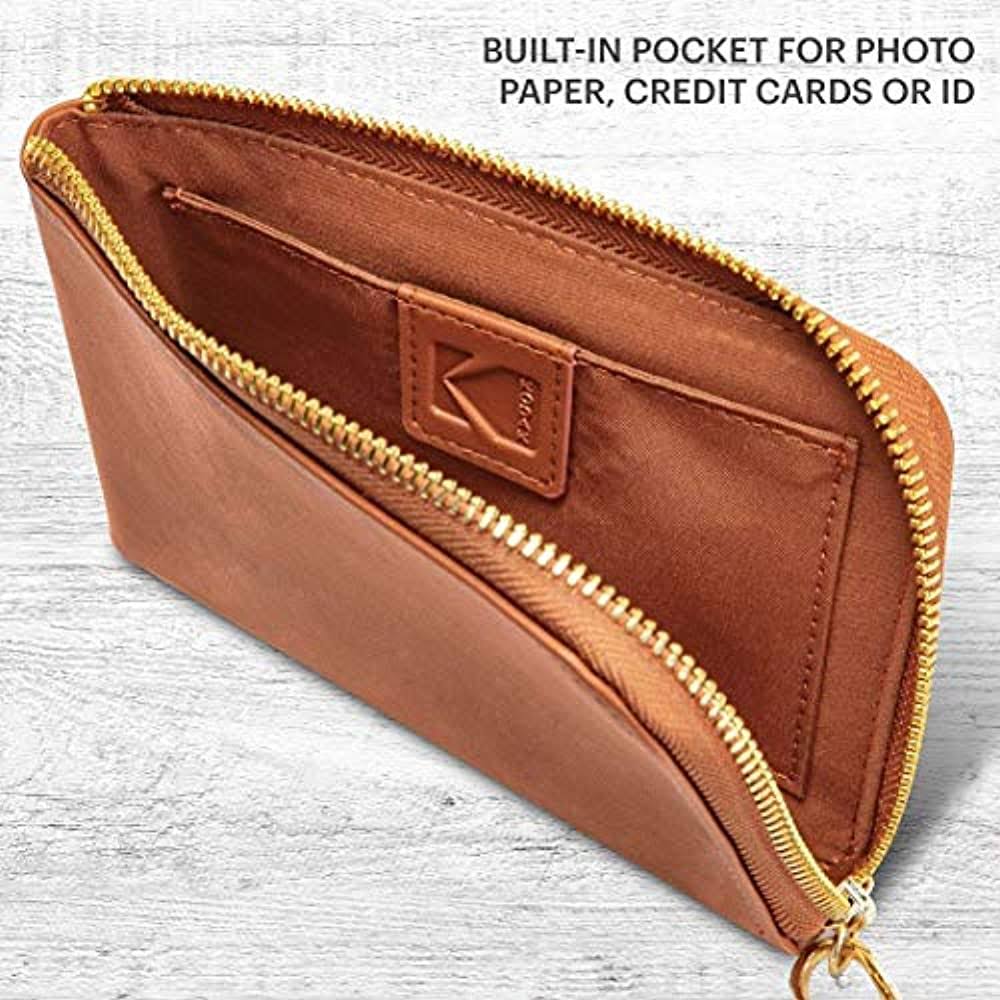 Grey Instant Print Camera Travel Case Bundle H538