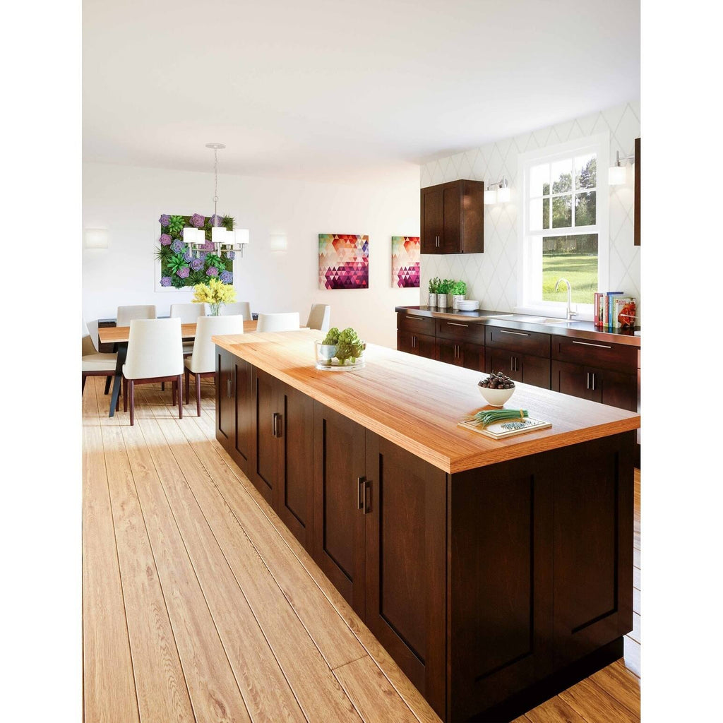 Espresso Double Door Kitchen Cabinet K9389