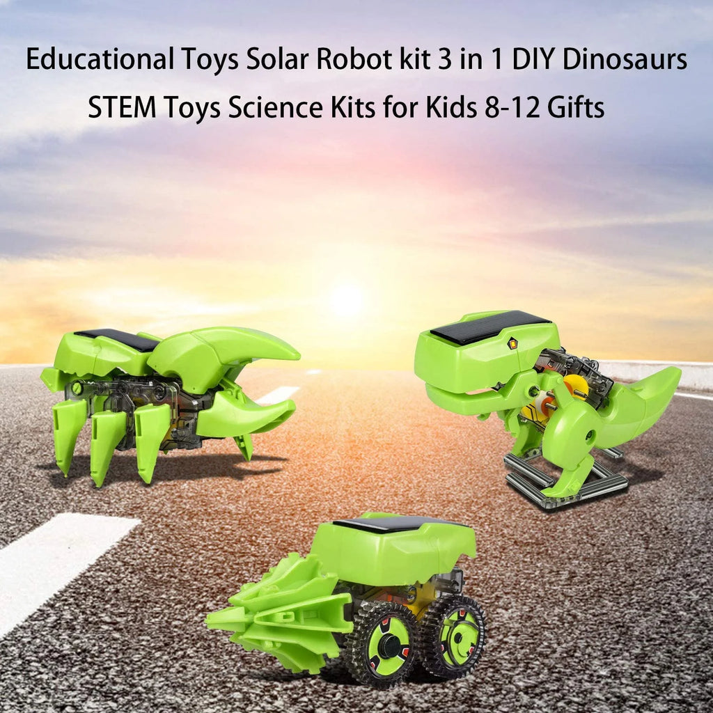 Solar Robot Kit 3-in-1 STEM Science Kits Toys for Kids U779