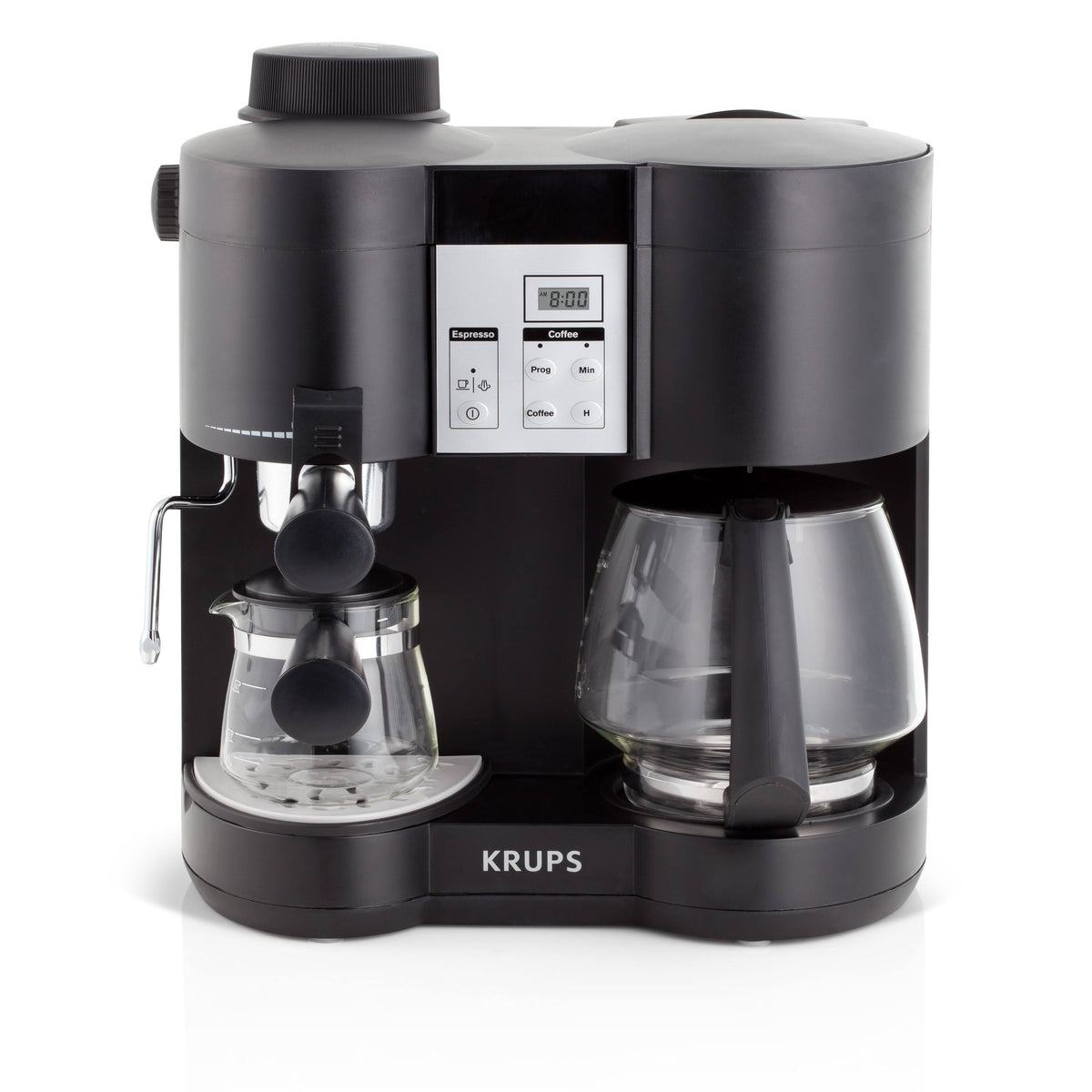 Black Coffee Maker and Espresso Machine Combination D730
