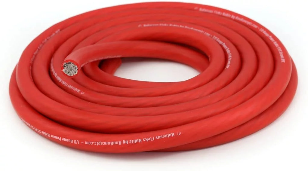 4 Gauge Red OFC Power Wire /Ground Cable B3624