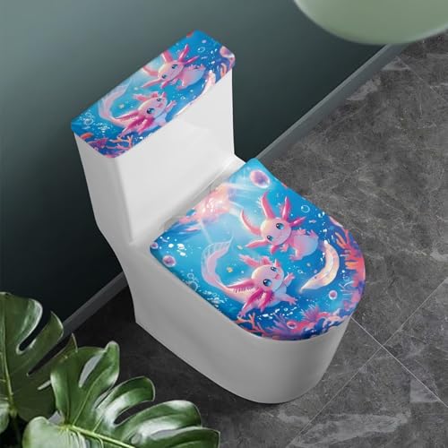 Red Christmas Toilet Seat Cover & Tank Cover Set 2Pcs D452529