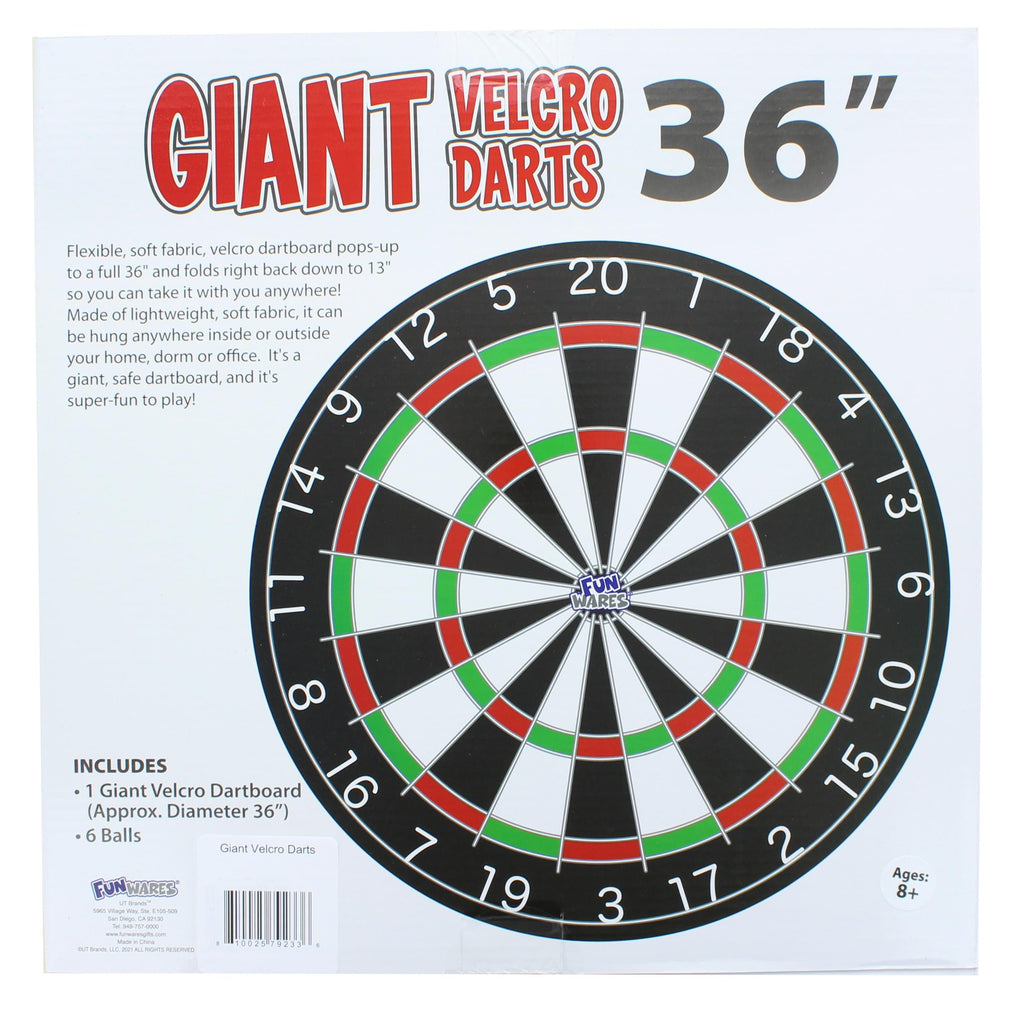 36 Inch Velcro Dartboard with 6 Balls E2248