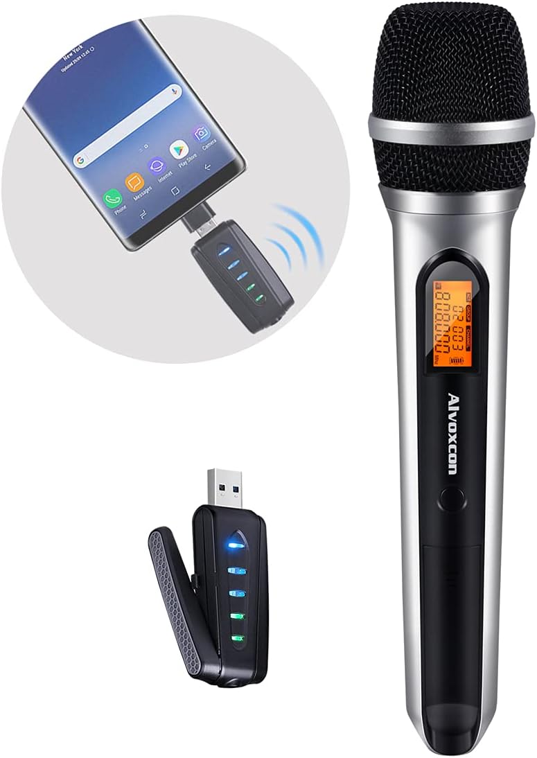 USB Wireless Microphone with USB Receiver, Pack of 2 W486