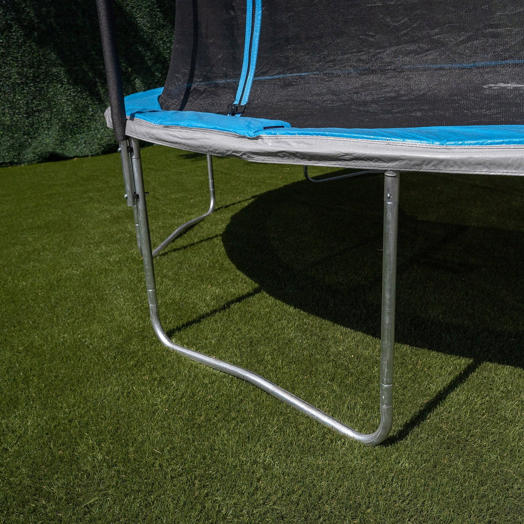 14ft Trampoline and Enclosure with Basketball Hoop X837