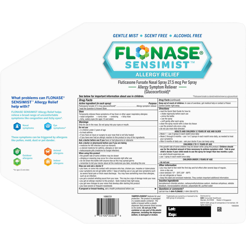 3-120 Ct. Allergy Relief Nasal Spray H6733