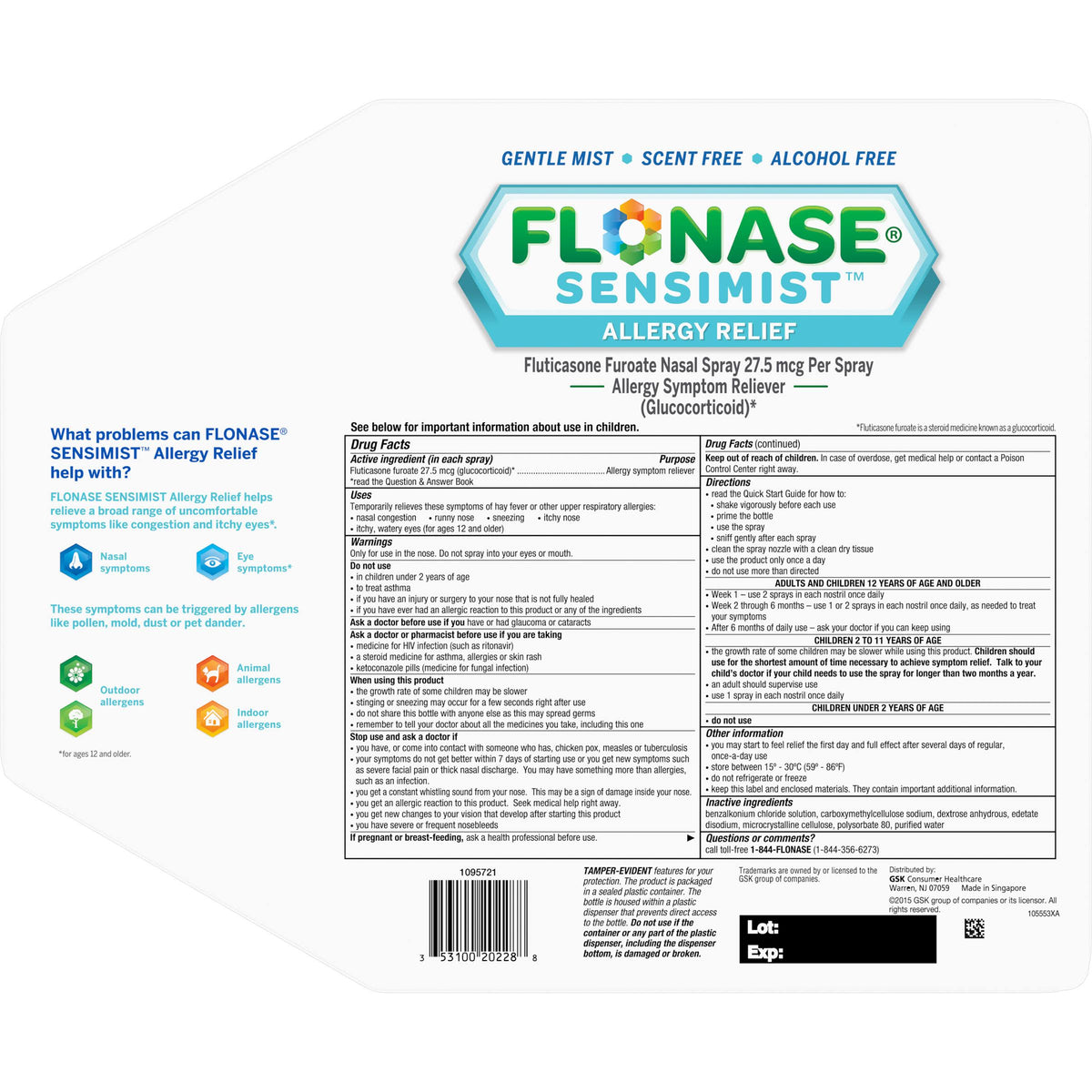 3-120 Ct. Allergy Relief Nasal Spray H6733