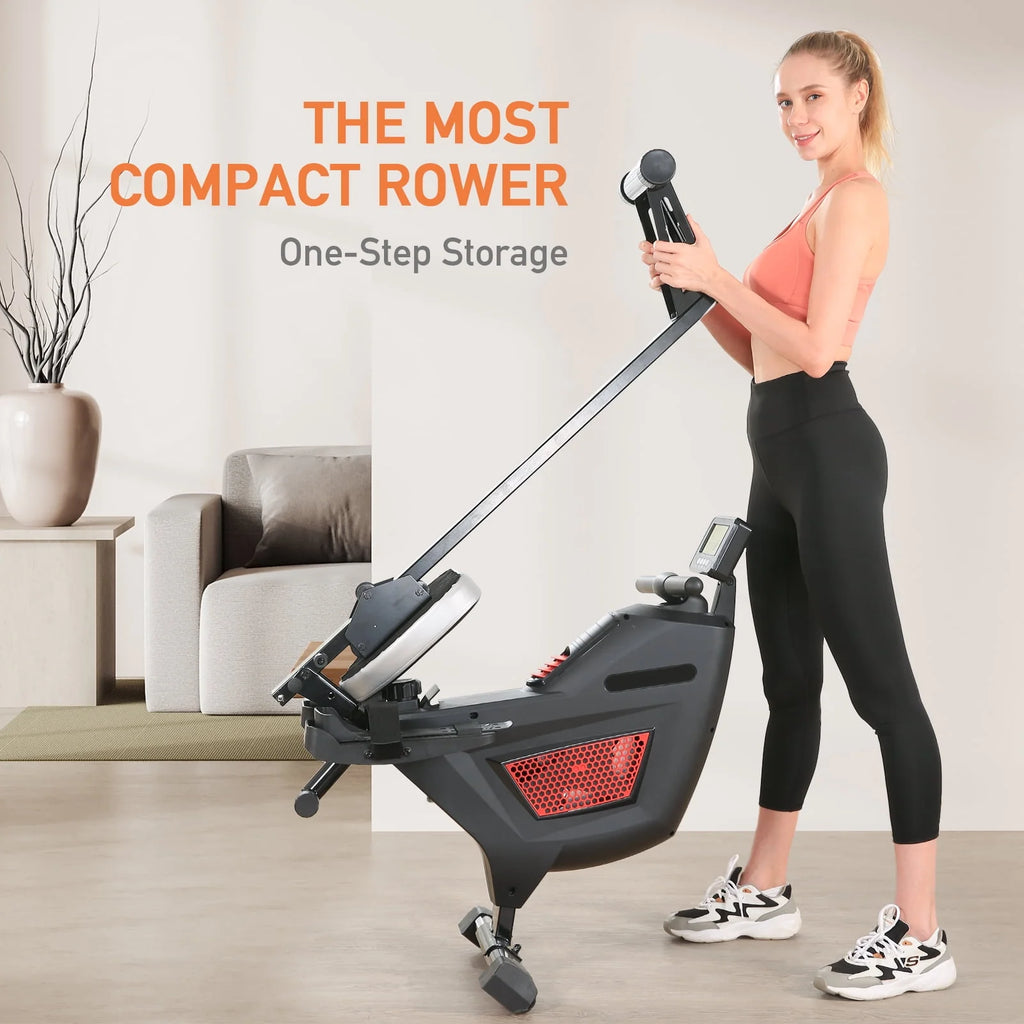 Folding Magnetic Air Rowing Machine R415