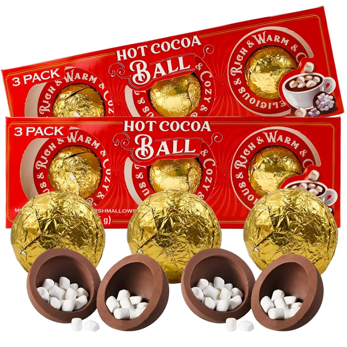 Hot Chocolate With Mini Marshmallows, Pack Of 2 J2165