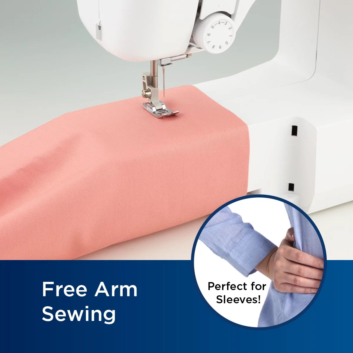 Portable Full-Size 17-Stitch Sewing Machine M30999
