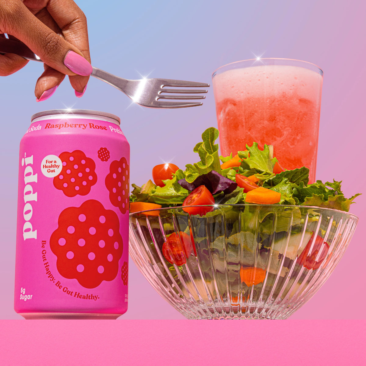 Prebiotic Soda, Raspberry Rose, 12 fl oz O5627