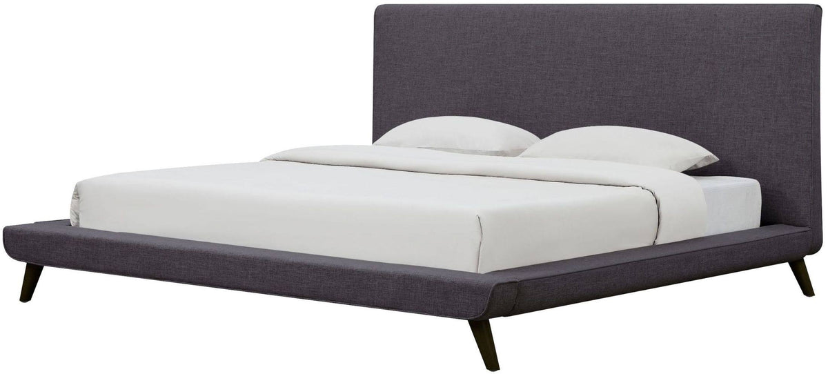 Grey Linen Full Bed N398