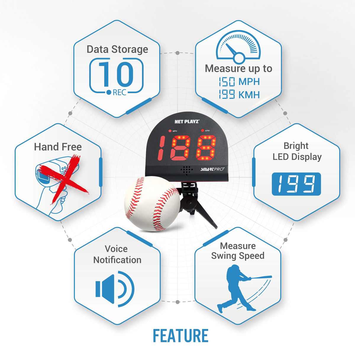 Baseball Speed Sensors Training Equipment G71255
