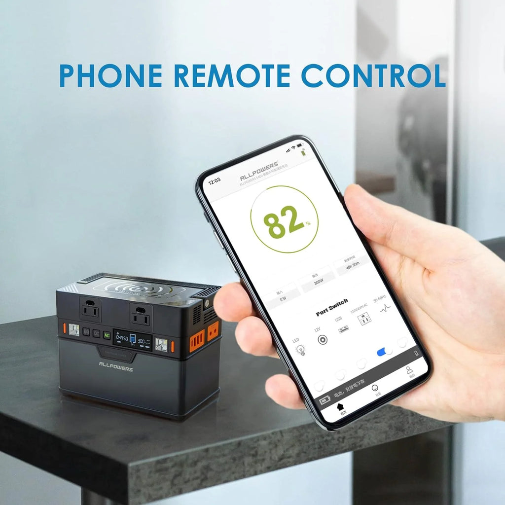 288Wh Portable Power Station with 300 Watt AC Outlets I8713