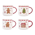 Ceramic Mug Set of 4, 16oz L9171