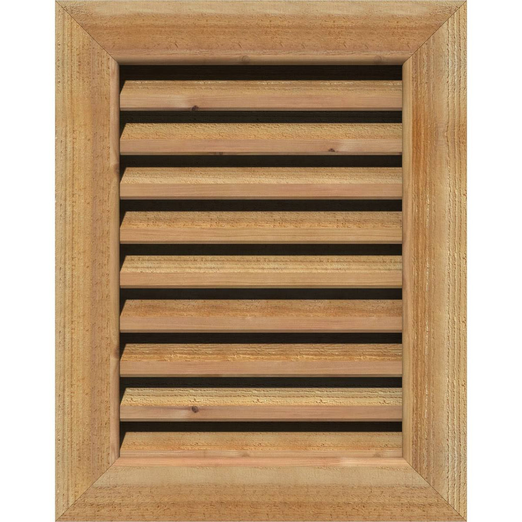 Unfinished Vertical Gable Vent S9525