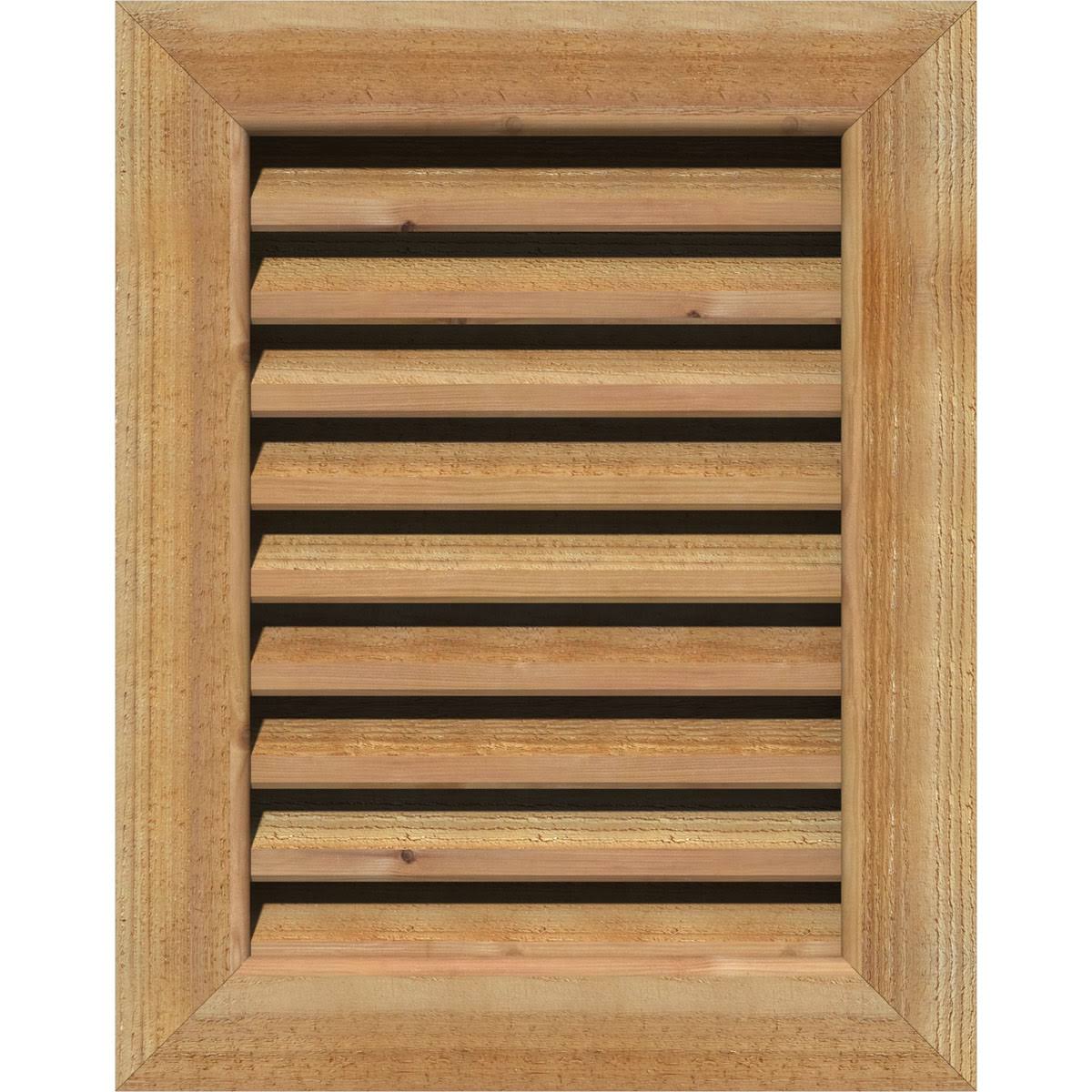 Unfinished Vertical Gable Vent S9525