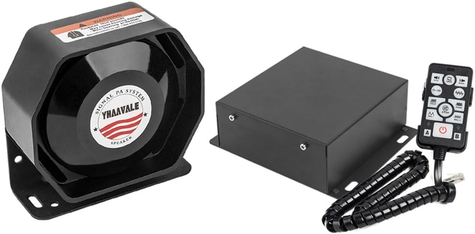 DC12V 100W Multi-Tones Wired Control with Mic Loudspeaker Emergency Electronic PA System K29072