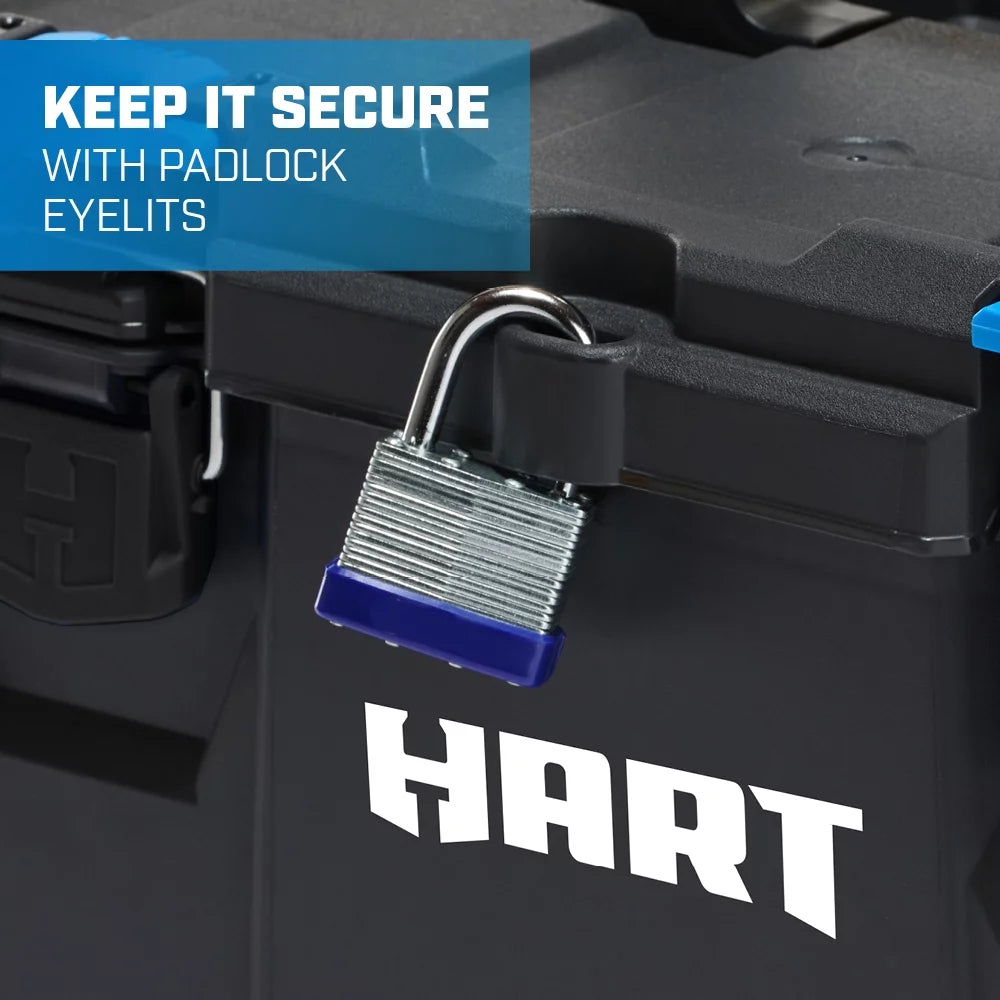 3 Piece Resin Plastic Modular Toolbox System U6648