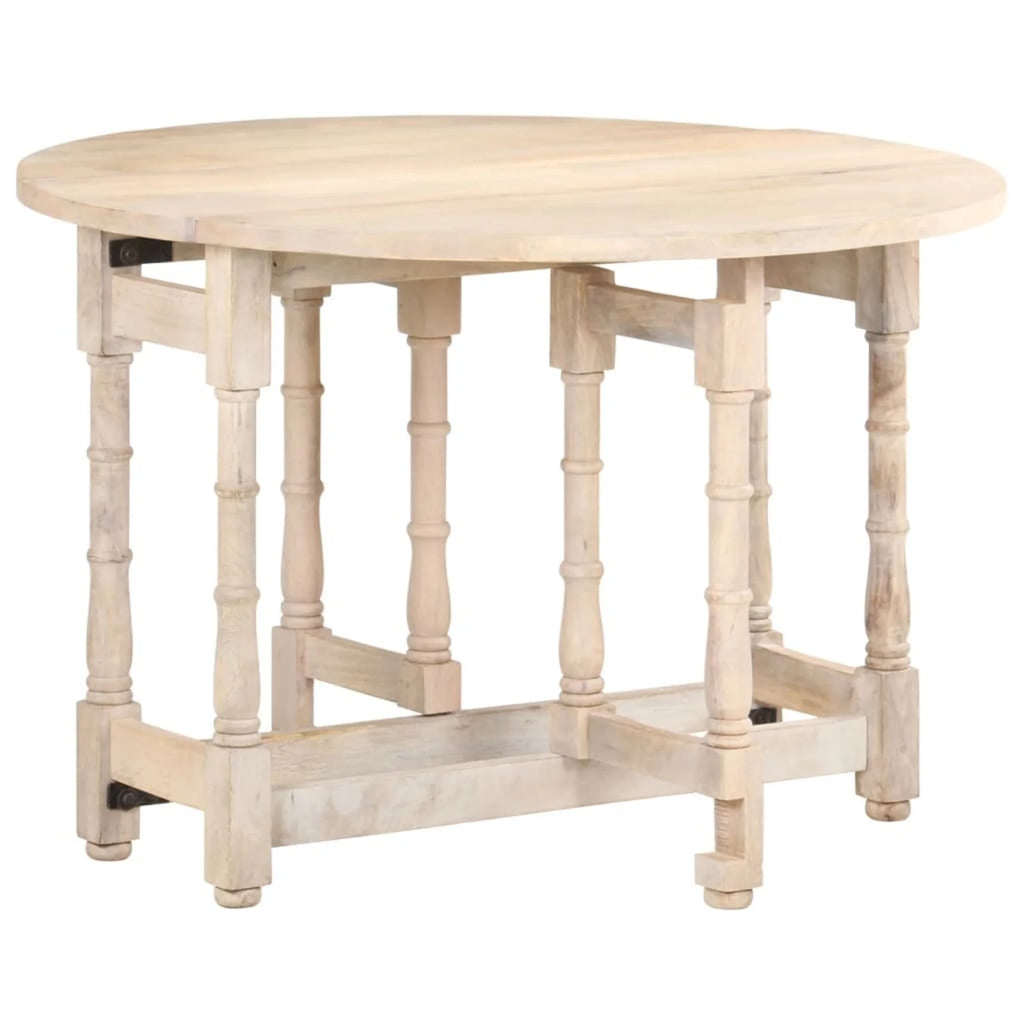 Round Solid Mango Wood Dining Table A3340