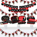 Red Carpet Hollywood Banner and Photo Booth Decorations Party Supplies Kit R6398