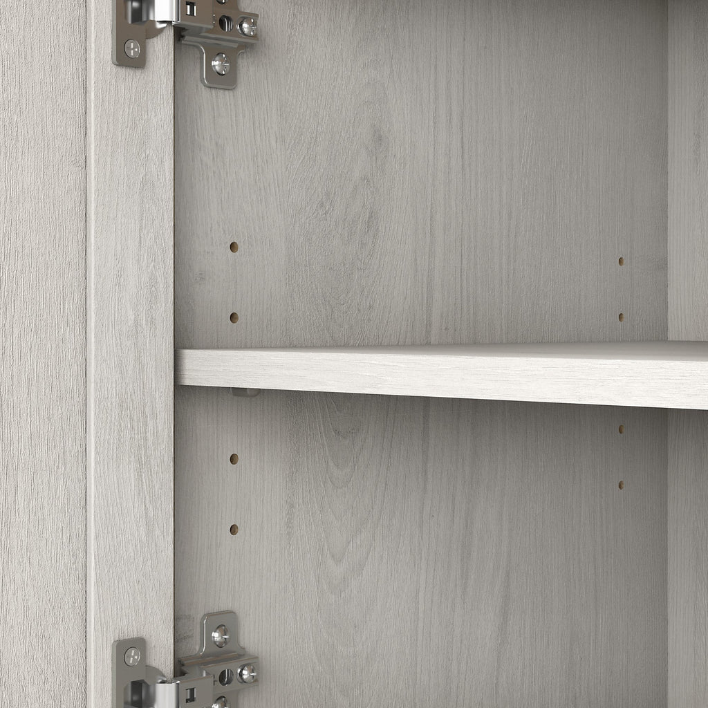 Linen White Oak Tall TV Stand for 65 Inch TV X708