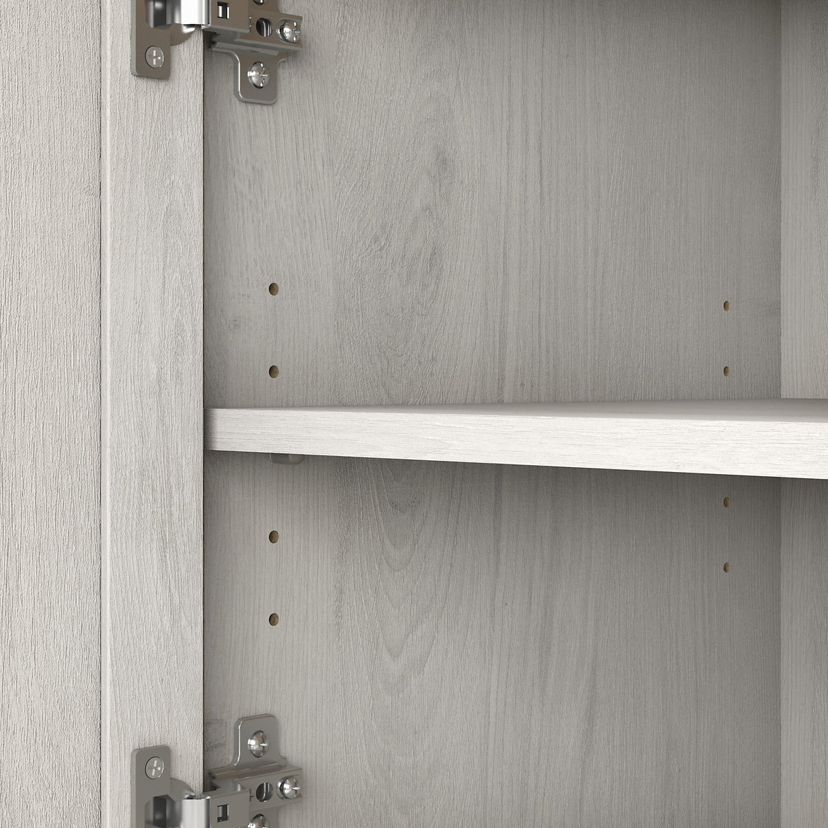 Linen White Oak Tall TV Stand for 65 Inch TV X708