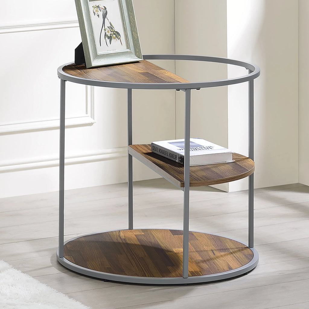 2-Piece Gray Coffee Table Set P1040