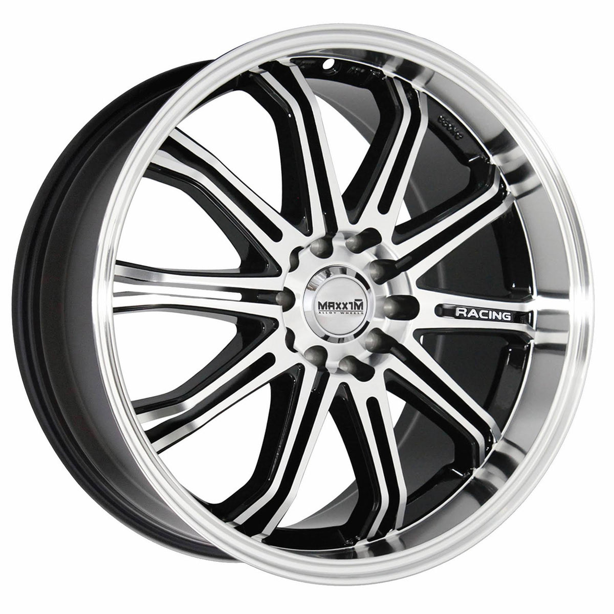 Machined Black 16x7 4x100 4x4.5 40mm Wheels Q9395
