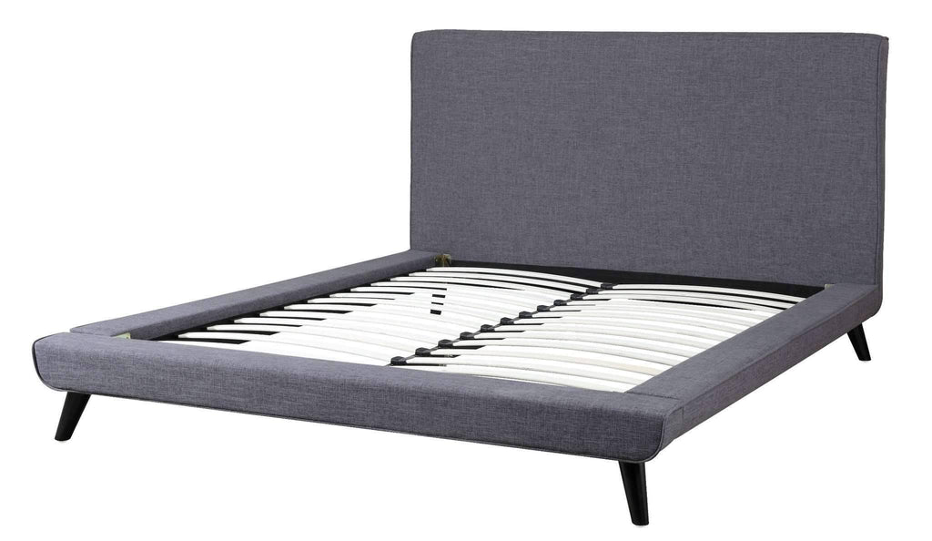 Grey Linen Full Bed N398
