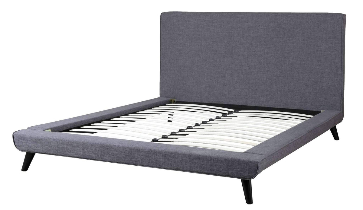 Grey Linen Full Bed N398