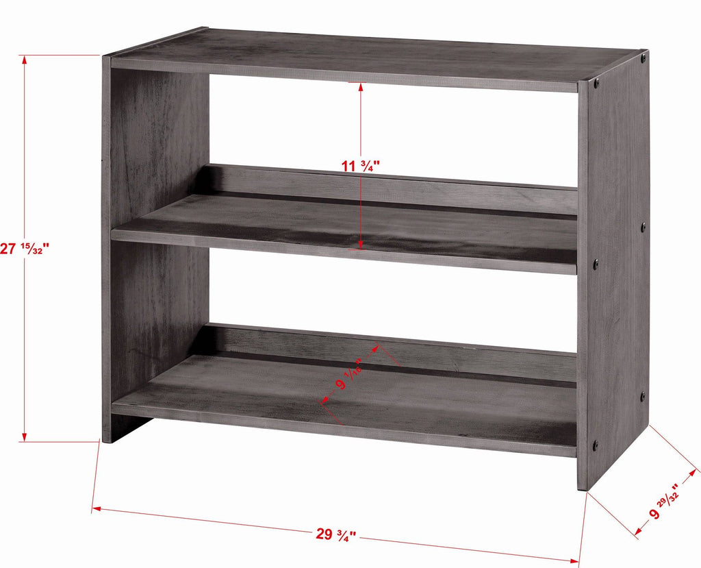 White Louver Small Bookcase T69674
