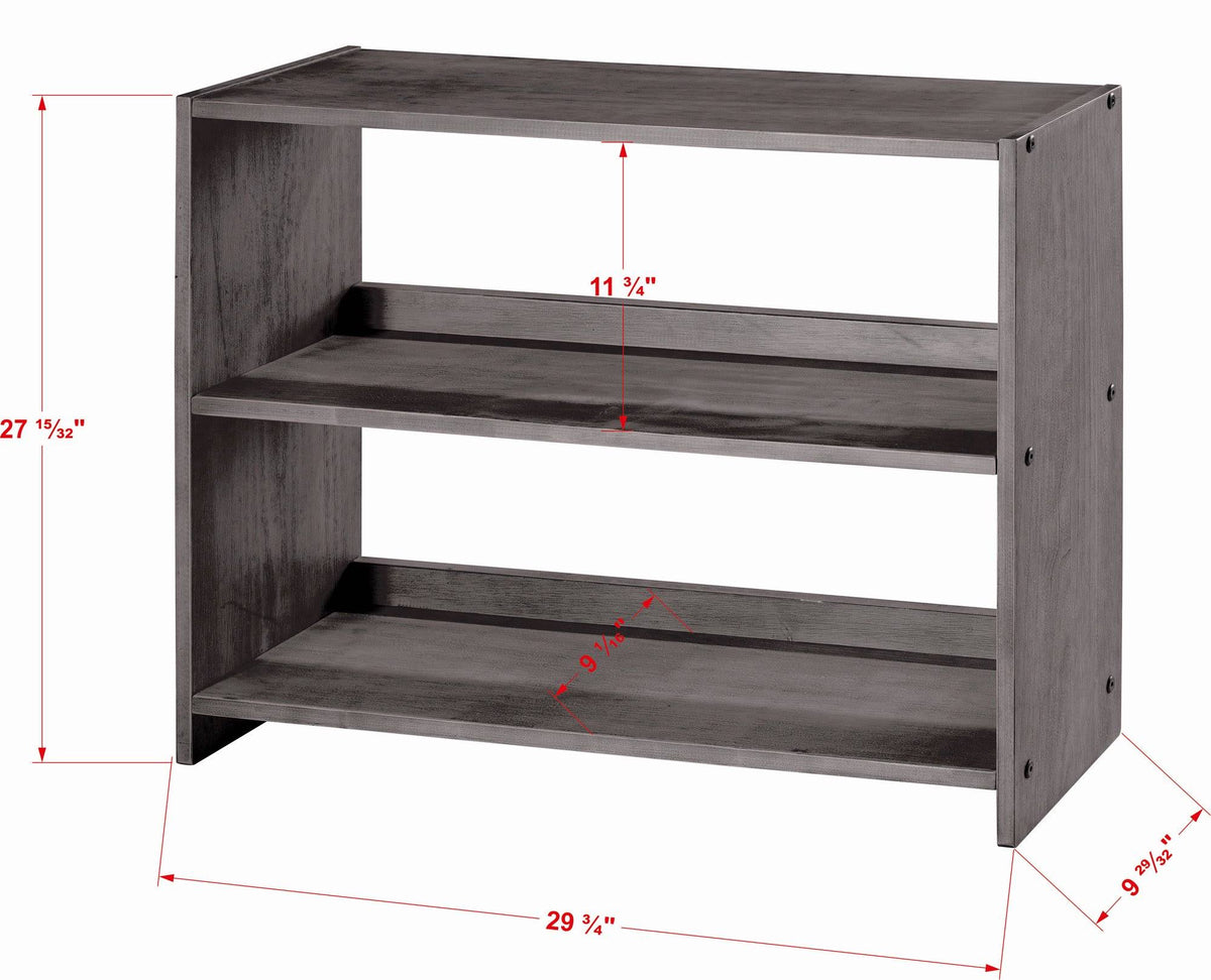 White Louver Small Bookcase T69674