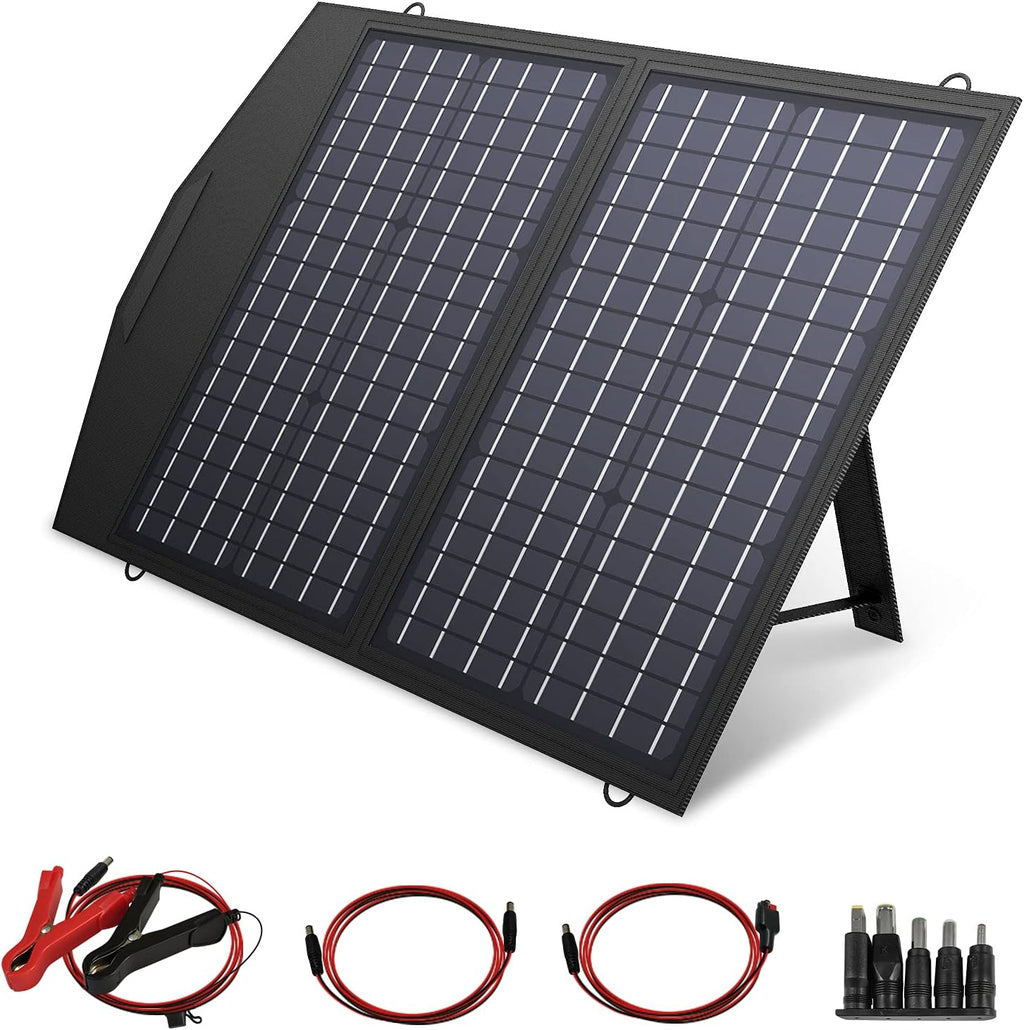 60W Foldable Monocrystalline Waterproof IP66 Portable Solar Panel D112064