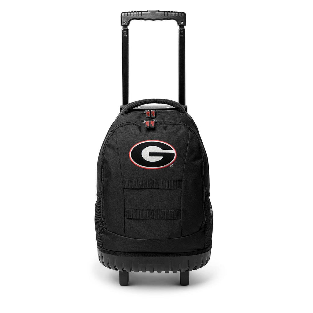 Brown Wheeled Backpack V645