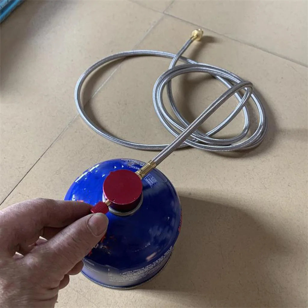 Camping Gas Refill Adapter with Burner Connector Hose M831