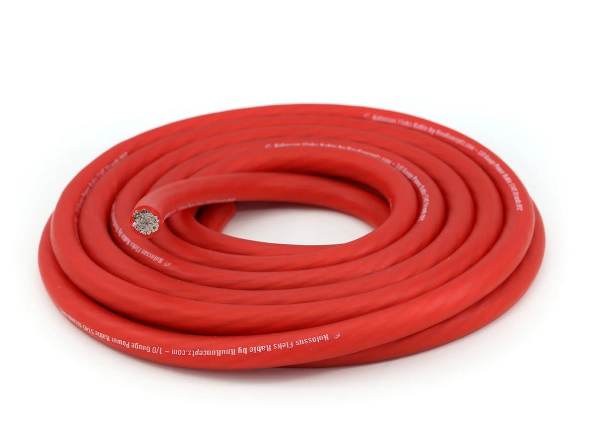 4 Gauge Red OFC Power Wire /Ground Cable B3624