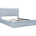 Upholstered Queen Bed with 3 Storage Drawers and USB Ports B904017