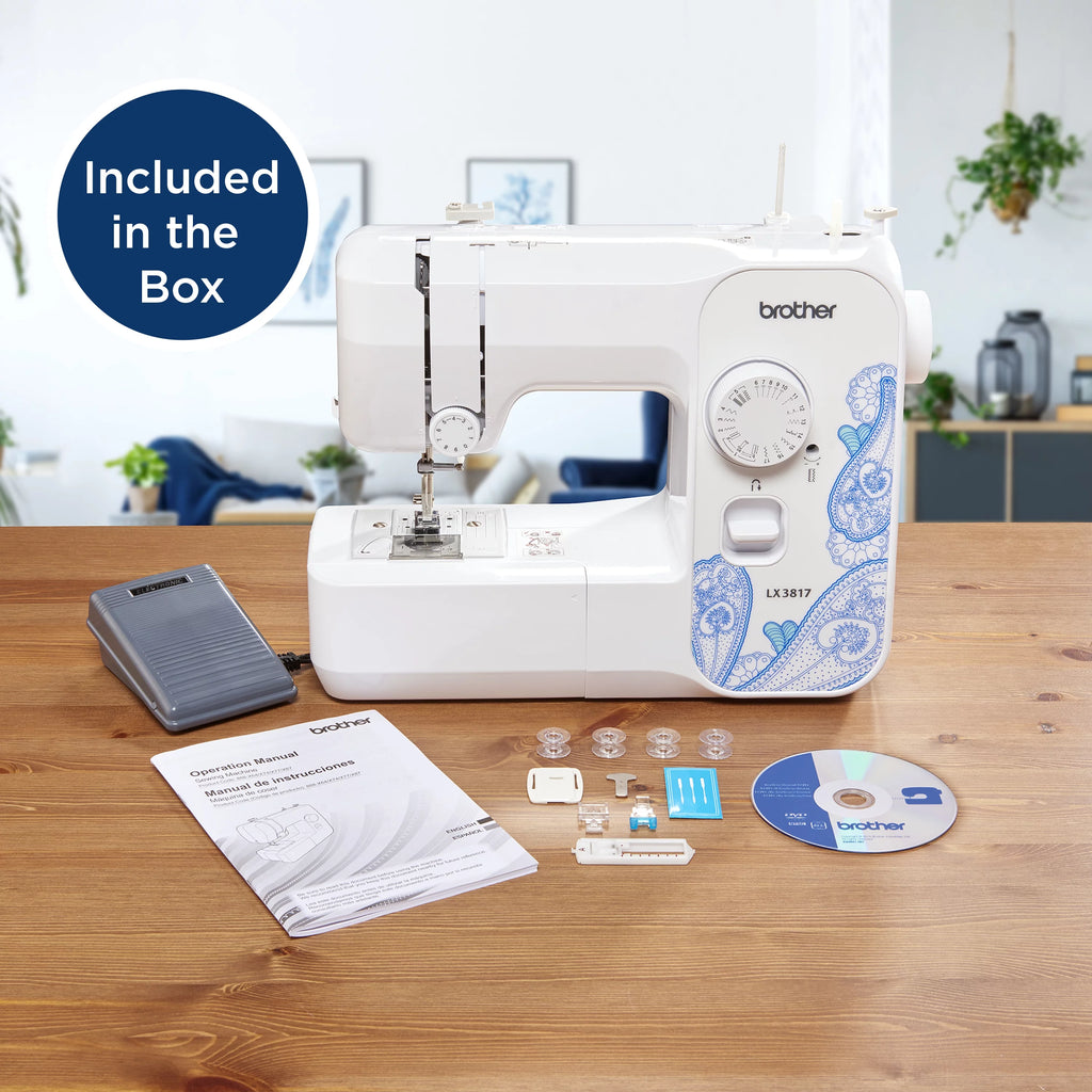Portable Full-Size 17-Stitch Sewing Machine M30999