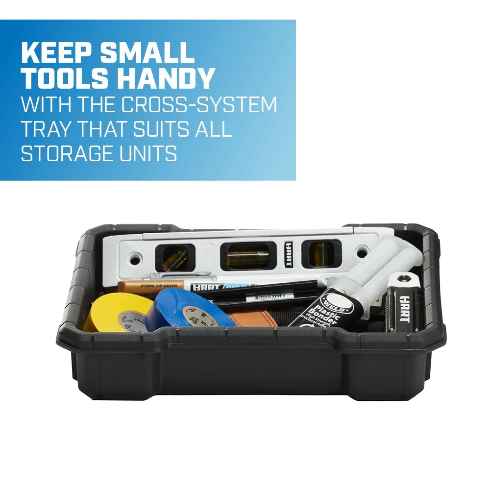 3 Piece Resin Plastic Modular Toolbox System U6648