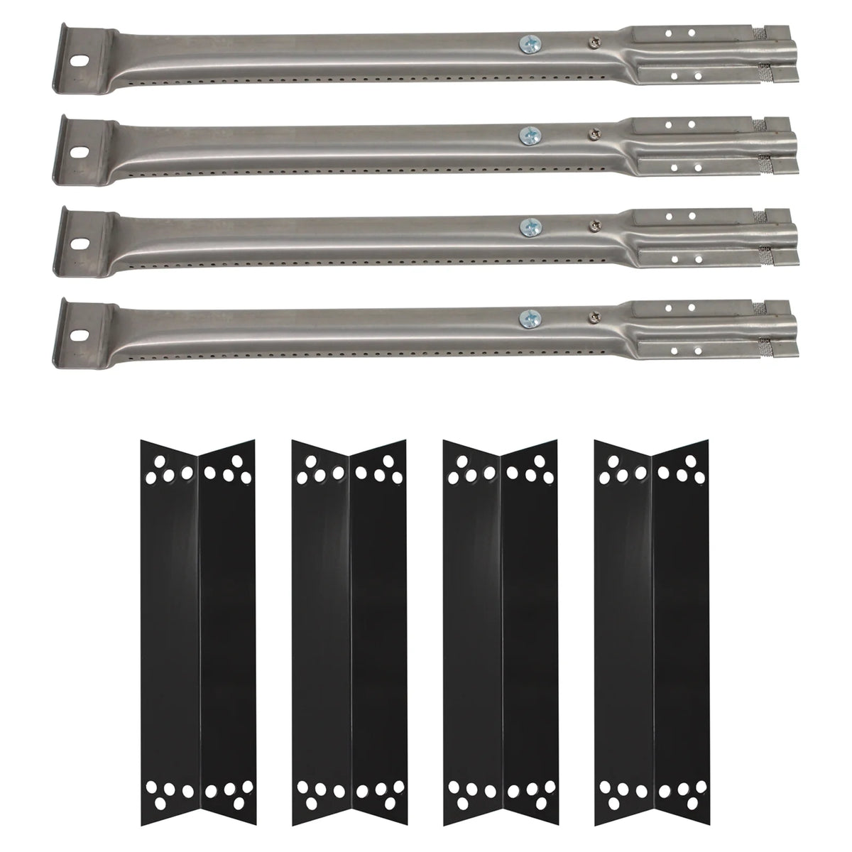 4-Pack Stainless Steel BBQ Gas Grill Tube Burner Replacement Parts O602063