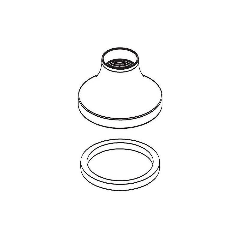 Wrought Iron Spout Escutcheon Q6235