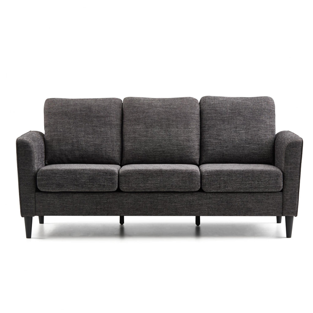 Charcoal Fabric Upholstered Sofa R686