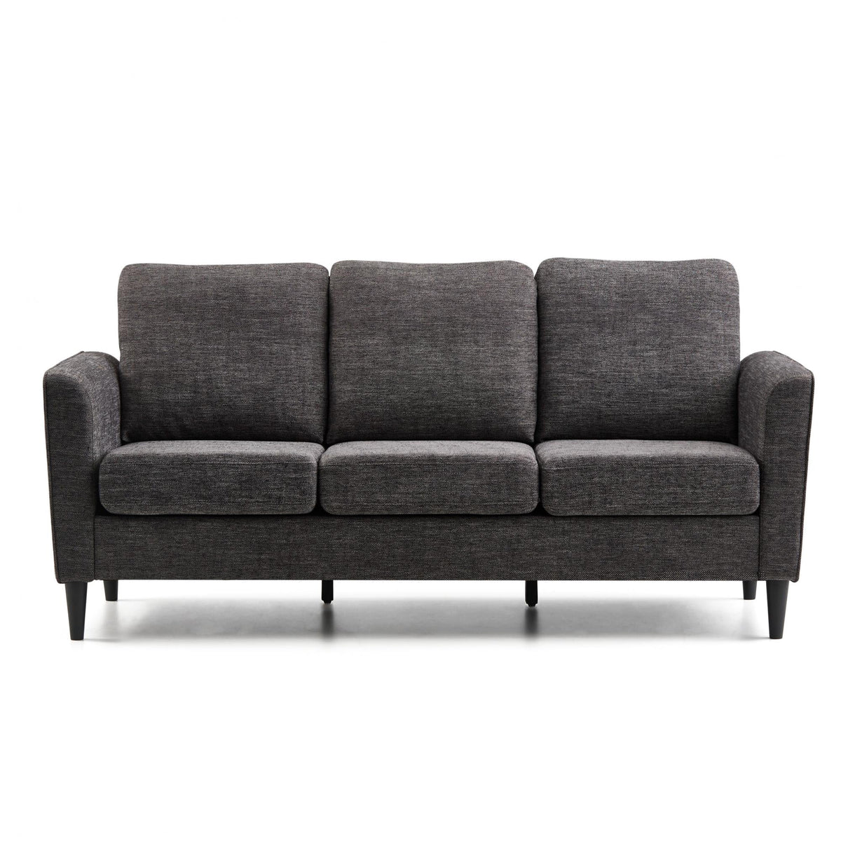 Charcoal Fabric Upholstered Sofa R686