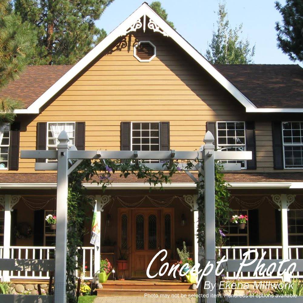 Unfinished Vertical Gable Vent S9525