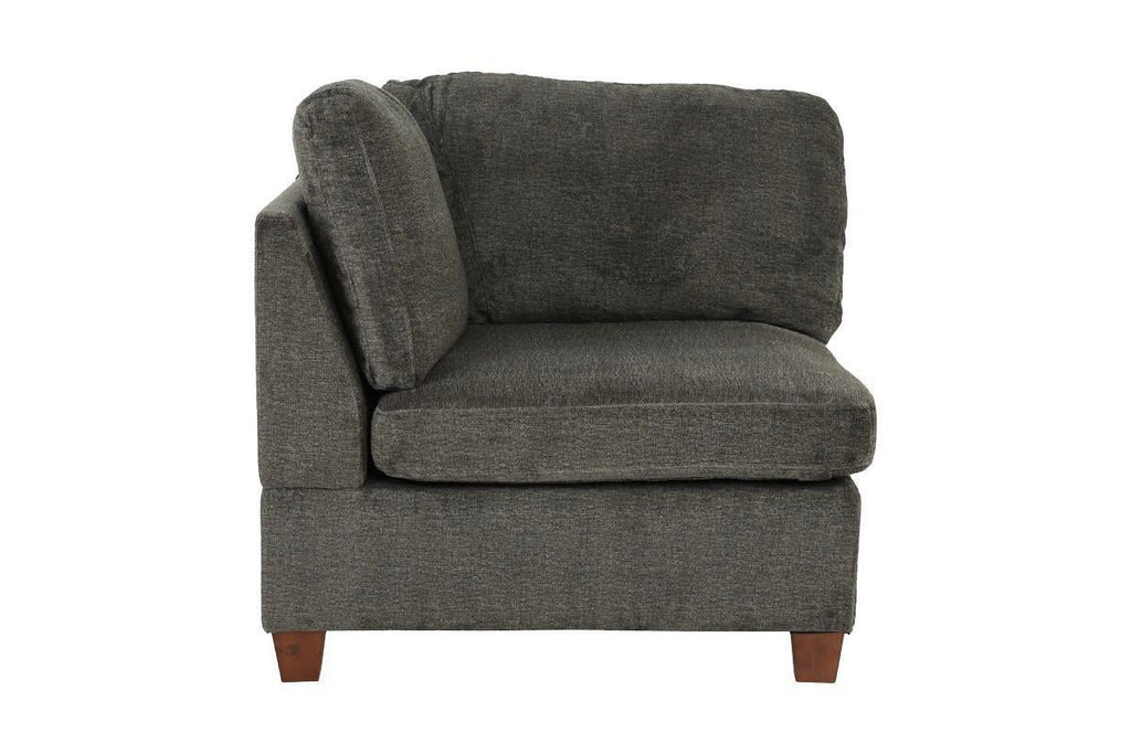 Grey Chenille Modular Sectional 6pc Set L44380