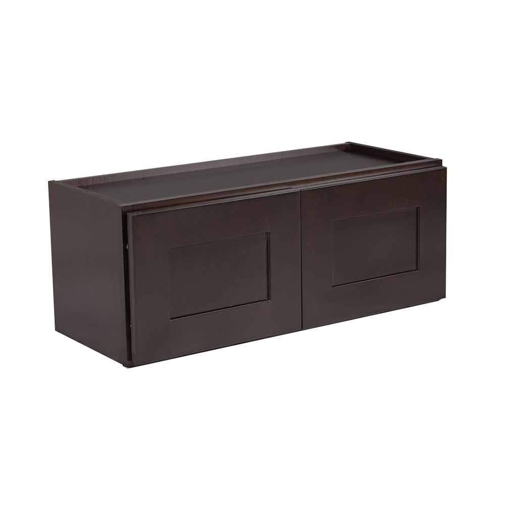 Espresso Double Door Kitchen Cabinet K9389